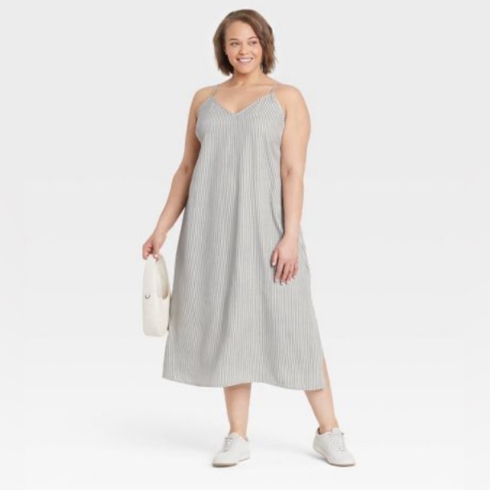 a new day • midi slip dress